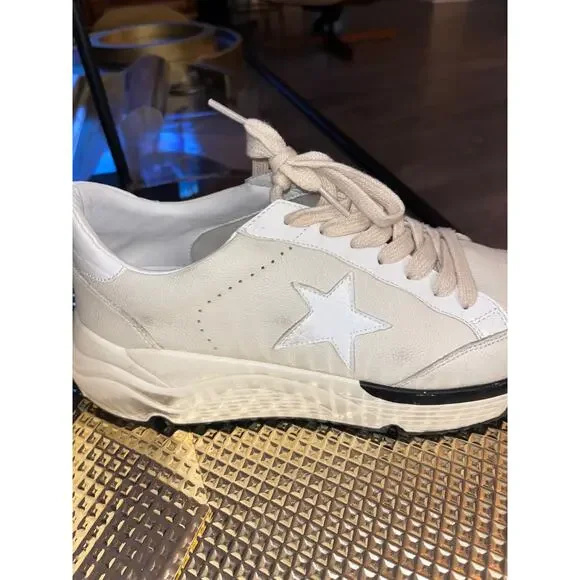 Golden Goose Ball Star White Raven 8.5 (4) - Picture 6 of 8